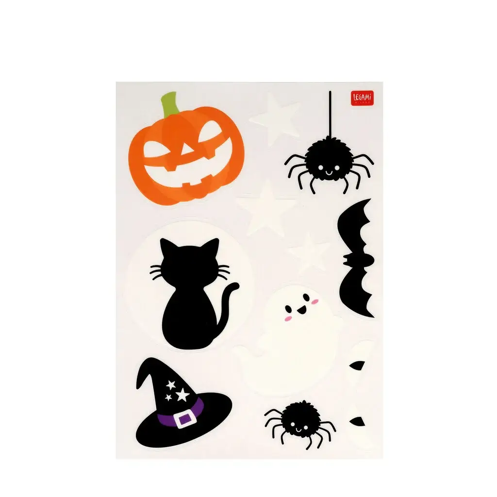 Set de 40 Adhesivos Electrostáticos para Ventanas Halloween