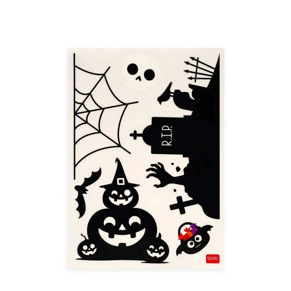 Set de 40 Adhesivos Electrostáticos para Ventanas Halloween