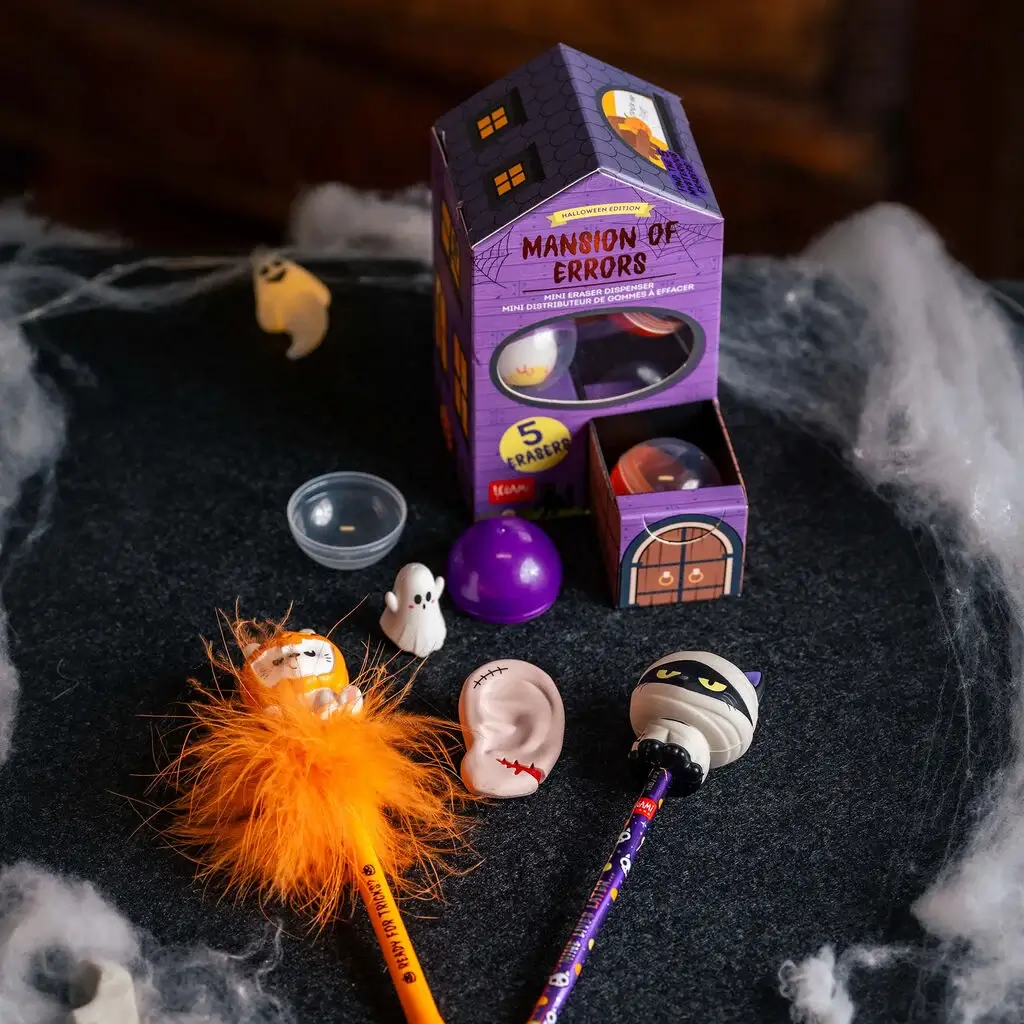 Mini Dispensador de Gomas de Borrar Halloween y más productos de Halloween de Legami