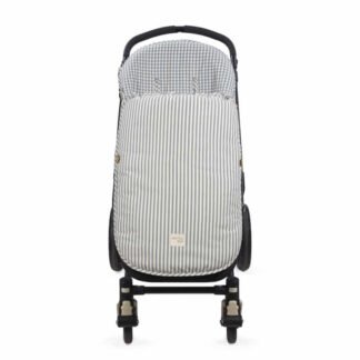 Saco Silla Entretiempo Praliné Vichy Rayas Matcha