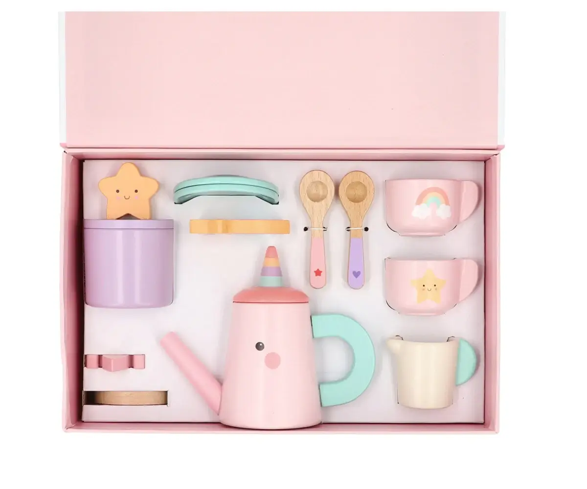 Set de Té de Madera Magic World