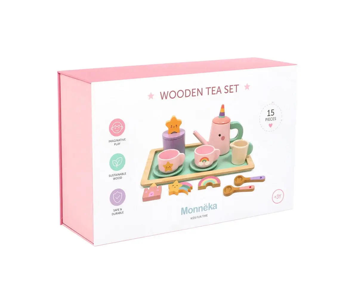 Set de Té de Madera Magic World