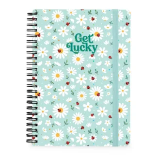 Cuaderno a Rayas Maxi A4 con Espiral Ladybug Green