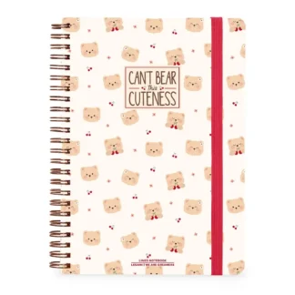 Cuaderno a Rayas Maxi A4 con Espiral Teddy Bear