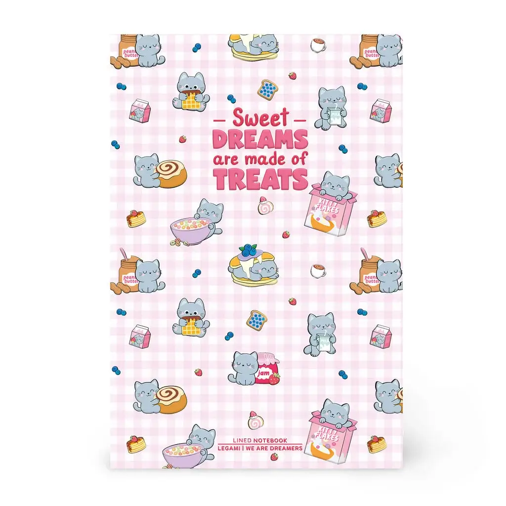 Cuaderno a Rayas Medium A5 Kitty