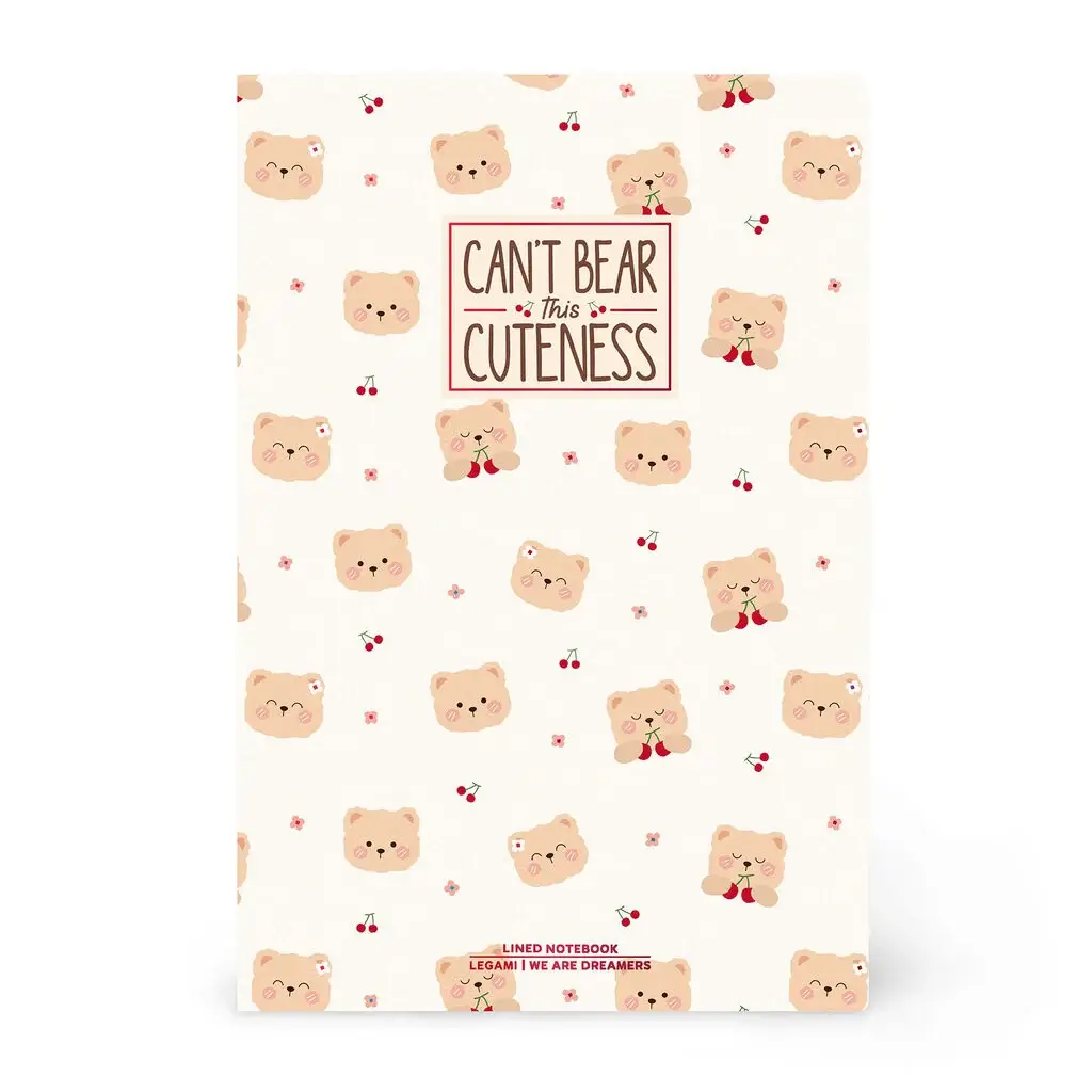 Cuaderno a Rayas Medium A5 Teddy Bear