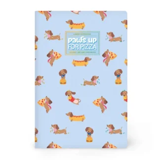 Cuaderno a Rayas Medium A5 Dog Light Blue