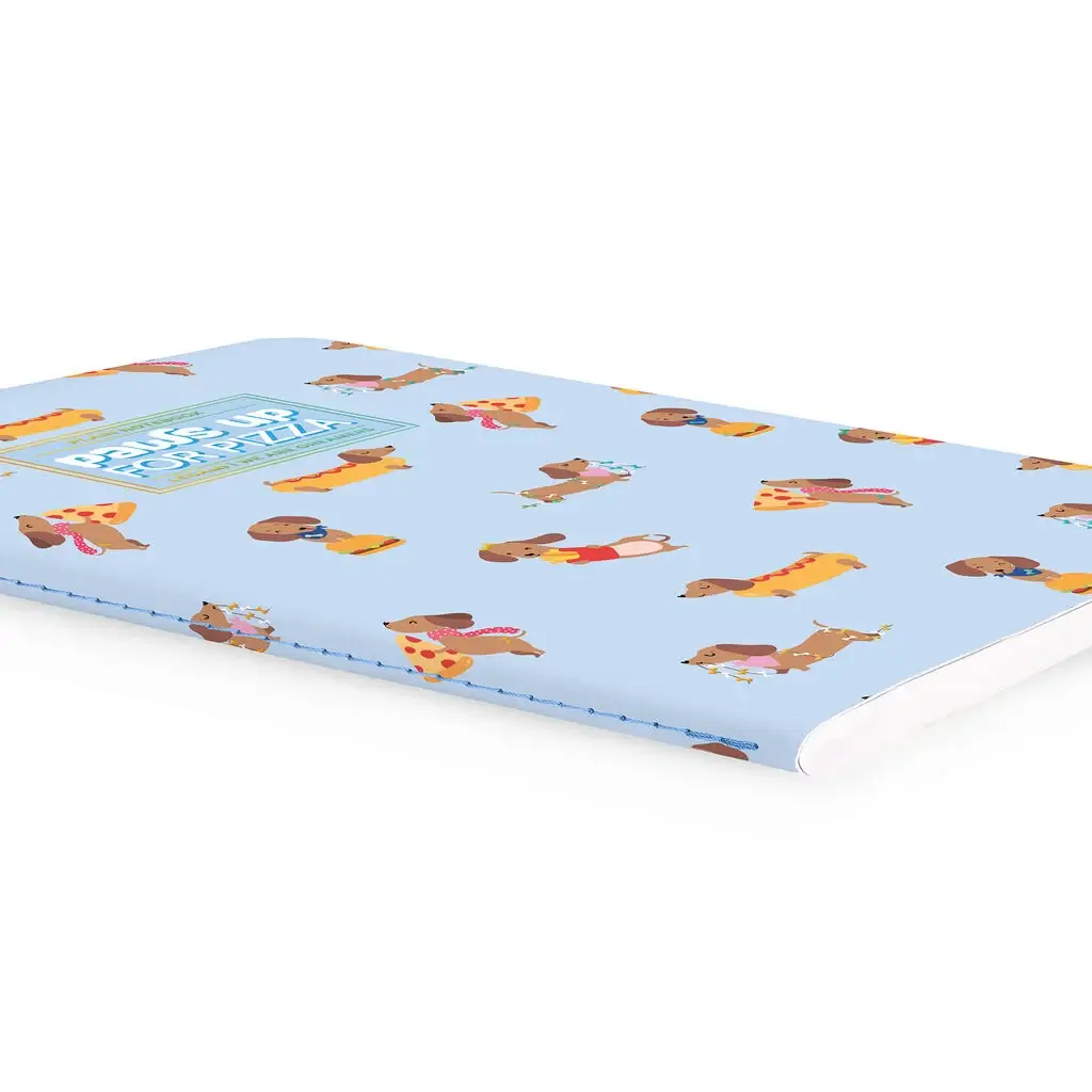 Cuaderno a Rayas Medium A5 Dog Light Blue