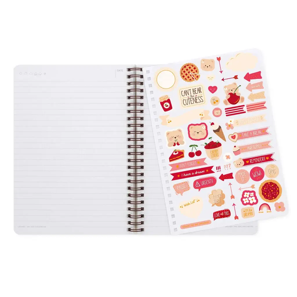 Cuaderno a Rayas A5 con Portada Rígida Teddy Bear