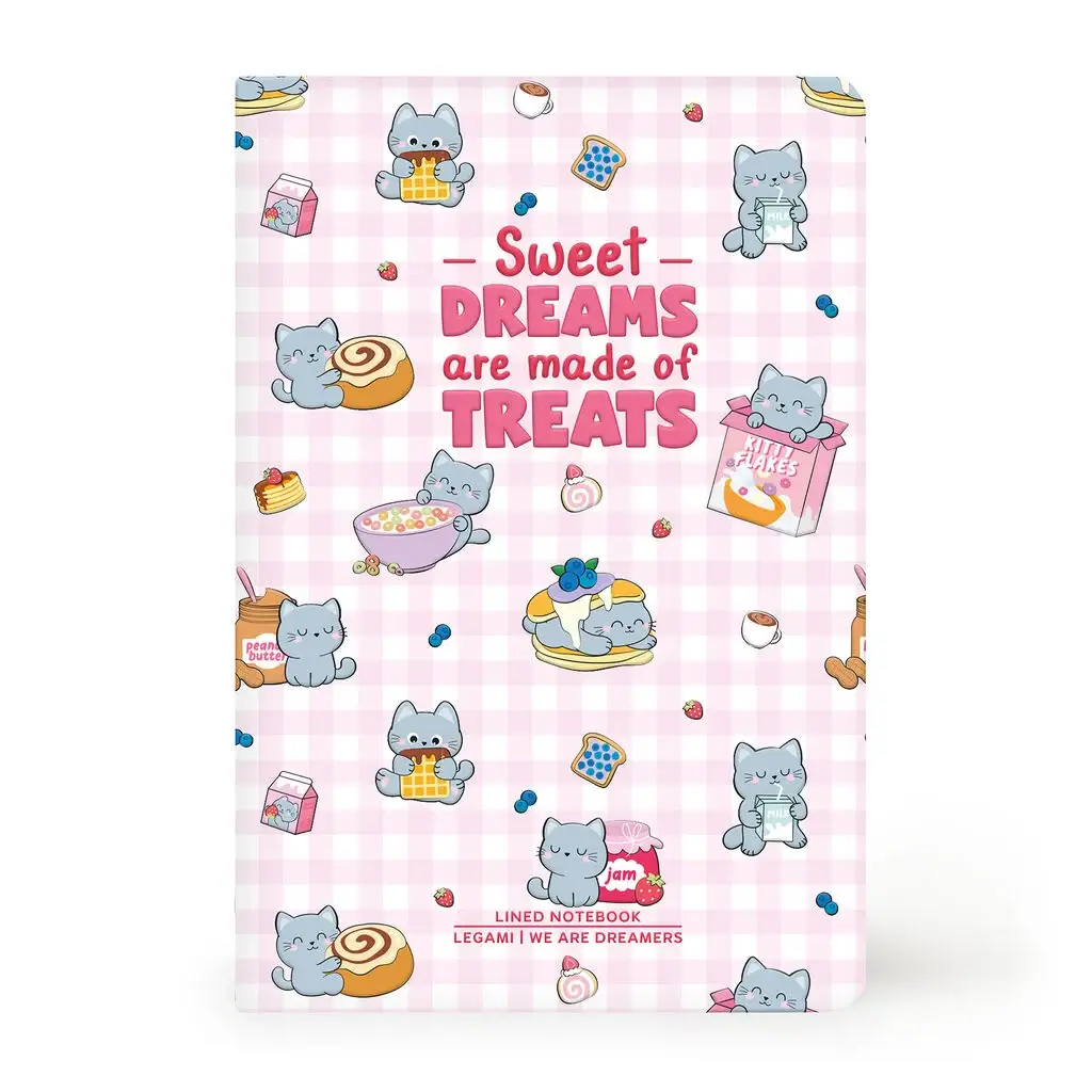 Cuaderno a Rayas A6 Small Kitty