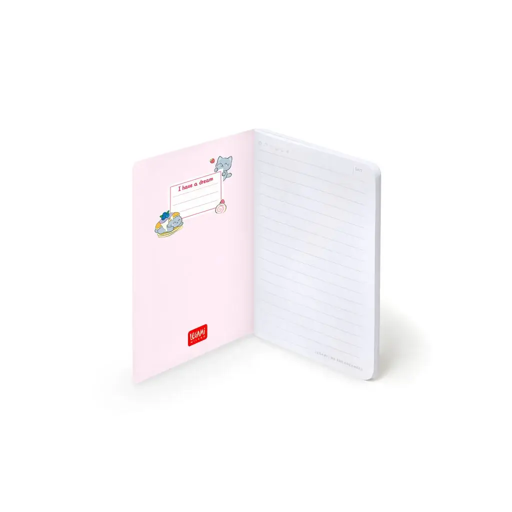 Cuaderno a Rayas A6 Small Kitty