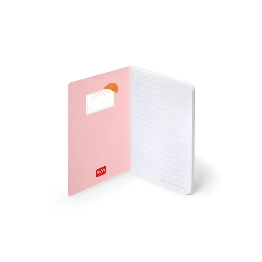 Cuaderno a Rayas A6 Small Croissant