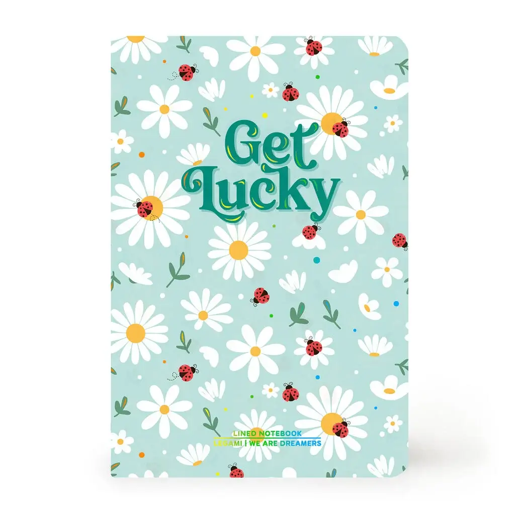 Cuaderno a Rayas A6 Small Ladybug Green