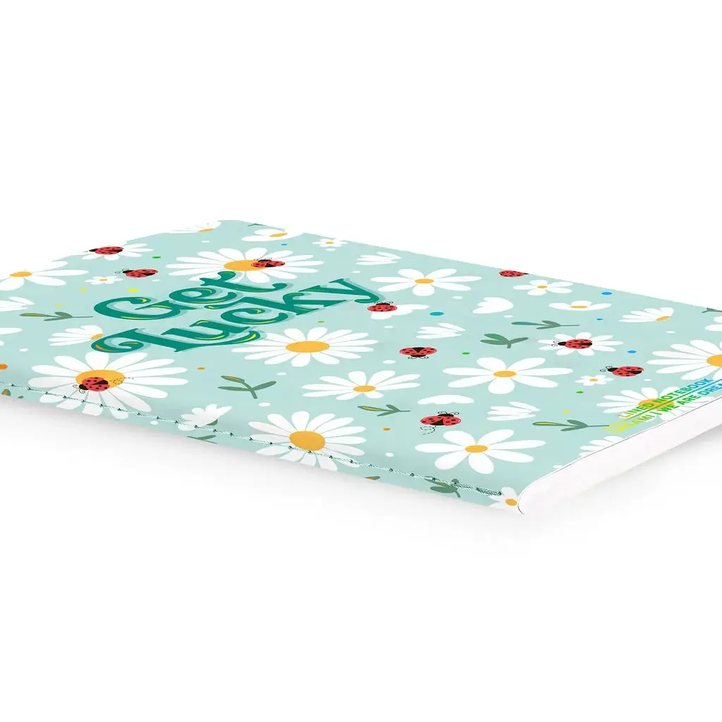 Cuaderno a Rayas A6 Small Ladybug Green