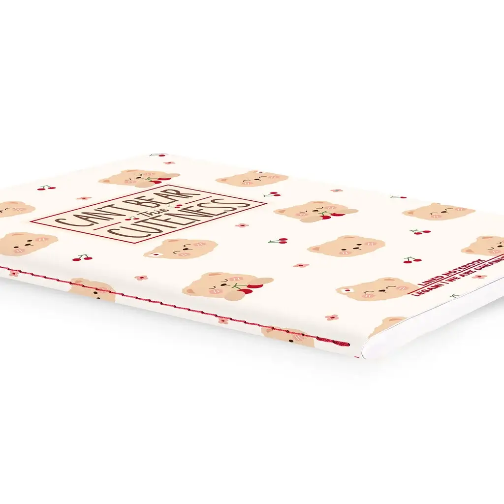 Cuaderno a Rayas A6 Small Teddy Bear