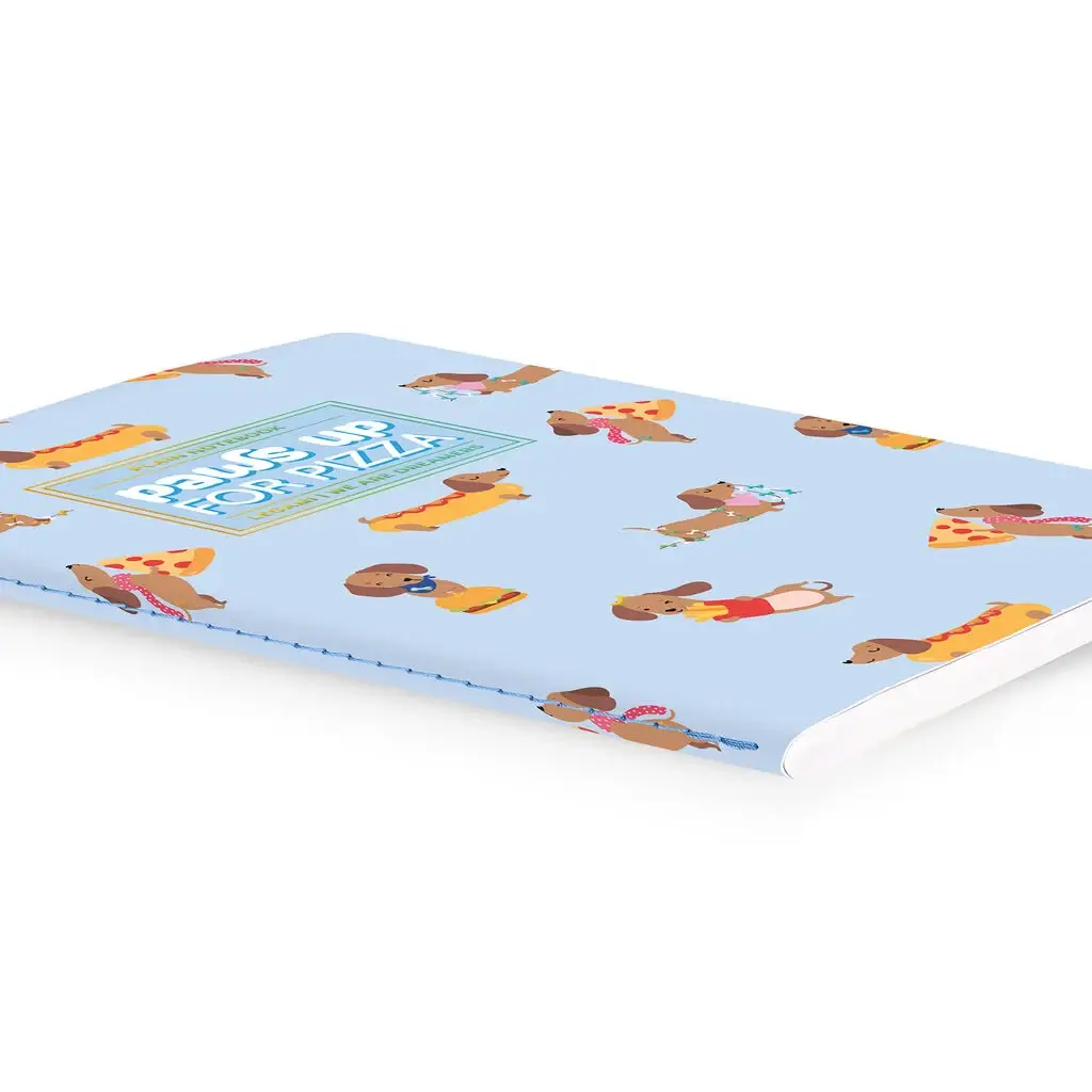 Cuaderno a Rayas A6 Small Dog Light Blue