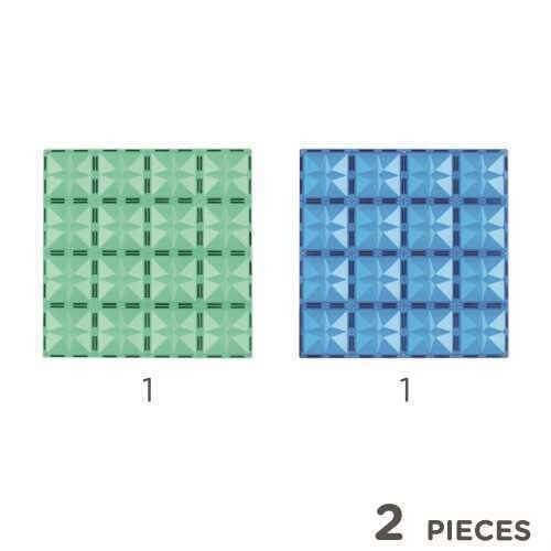 Bases Cuadradas Azul y Verde