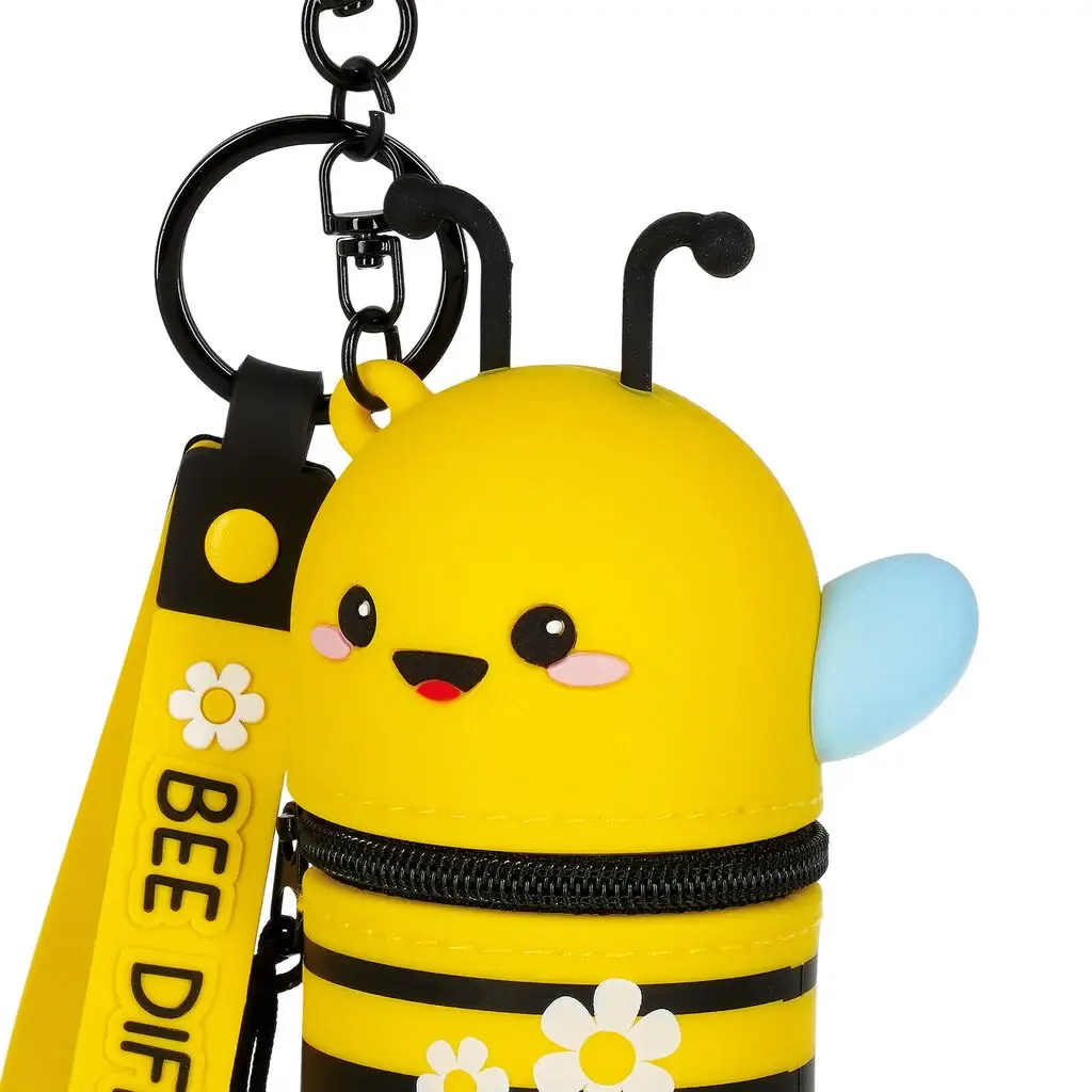 Monedero con Llavero Mini Kawaii Bee