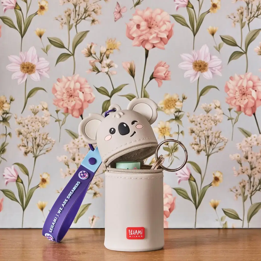 Monedero con Llavero Mini Kawaii Koala