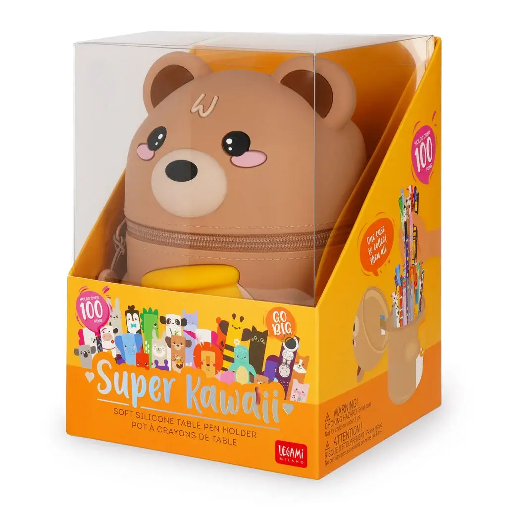 Estuche de Mesa Super Kawaii Teddy Bear