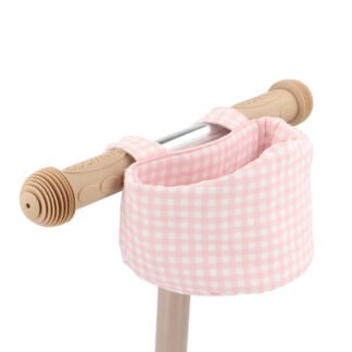 Porta Muñecas Ride and Go Vichy Rosa